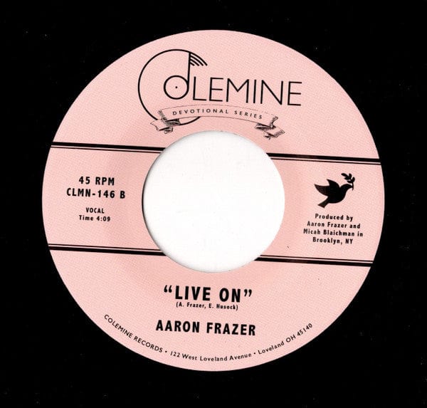 Aaron Frazer – My God Has A Telephone (7", Picture Sleeve, Colemine Records, 2020) Image 4