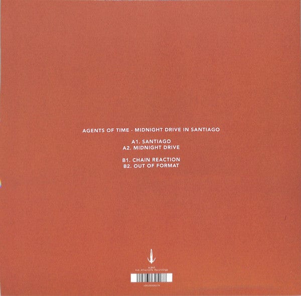 Agents Of Time - Midnight Drive In Santiago (12", EP) on Afterlife (6) at Further Records