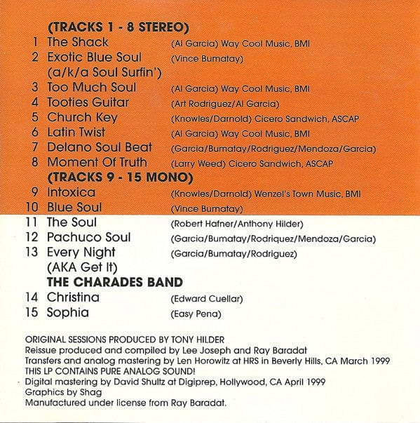 Al Garcia And The Rhythm Kings* - Exotic And Rockin' Instrumentals, 1963-1964 (CD) Bacchus Archives CD 053477113520