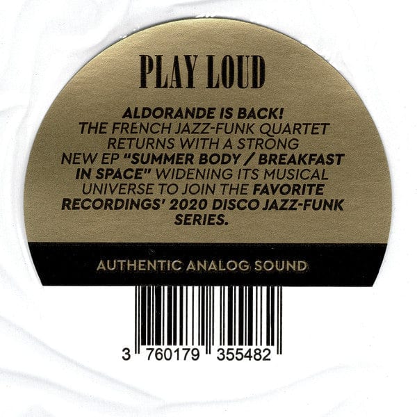 Aldorande – Summer Body / Breakfast In Space (12", Favorite Recordings, 2020) Image 4