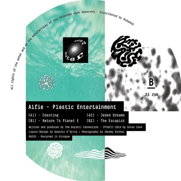 Alfie (20) - Plastic Entertainment (12", EP) on Outer Zone at Further Records