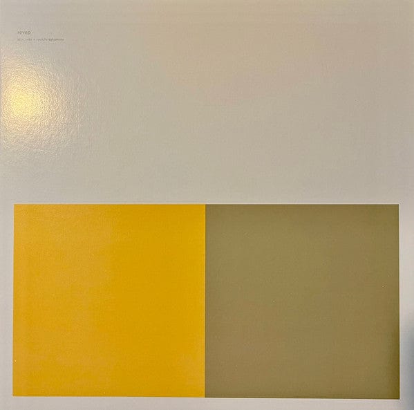 Alva Noto + Ryuichi Sakamoto - Revep (LP) Noton Vinyl 5057805569343