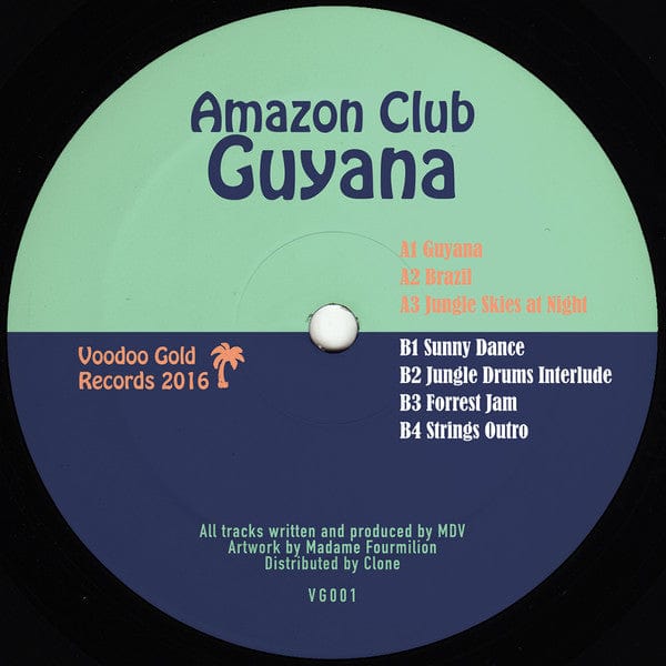Amazon Club – Guyana (12", Voodoo Gold, 2016) Front Cover