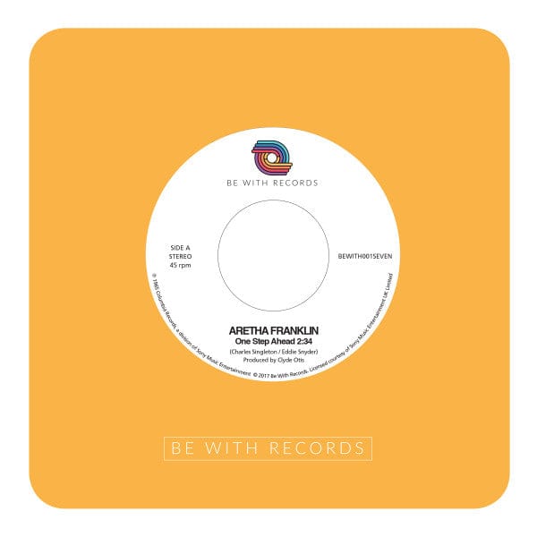Aretha Franklin – One Step Ahead (7", Be With Records, 2017) Image 3