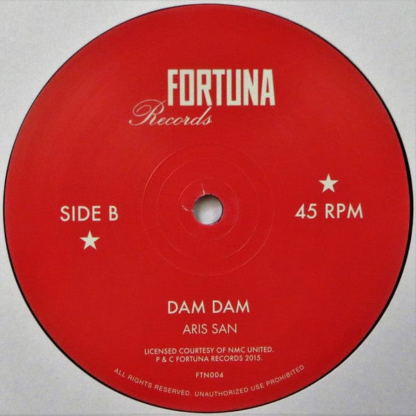 Aris San – Boumpam / Dam Dam (10", Fortuna Records, 2016) Image 4