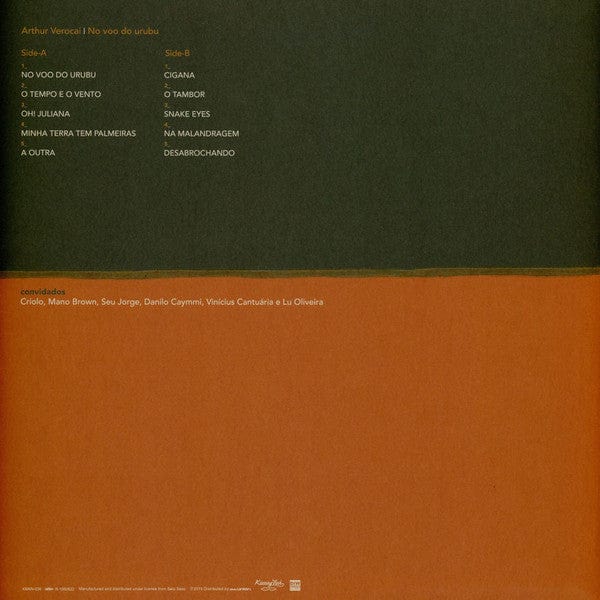 Arthur Verocai - No Voo Do Urubu (LP, Album) Kissing Fish Records