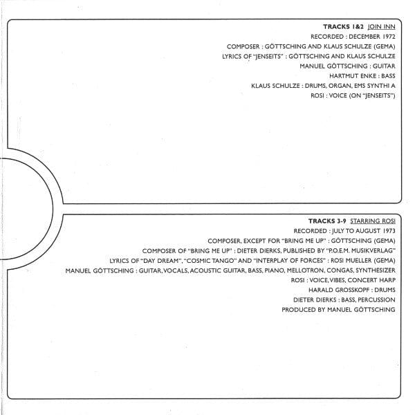 Ash Ra Tempel – Join Inn / Starring Rosi (CD, Purple Pyramid, 1998) Image 5