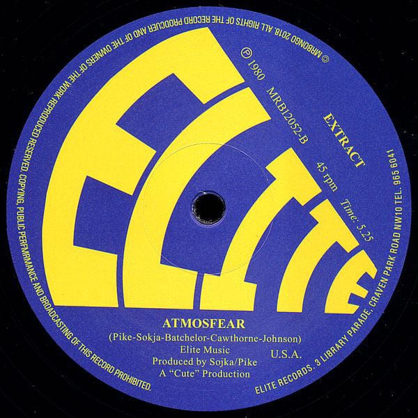 Atmosfear - Motivation / Extract (12", RE) Mr Bongo
