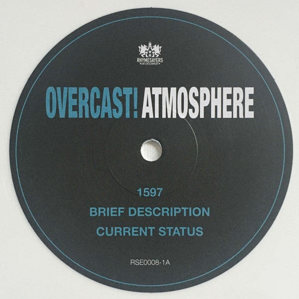 Atmosphere (2) - Overcast! - Twenty Year Anniversary (3xLP) Rhymesayers Entertainment Vinyl 826257000811