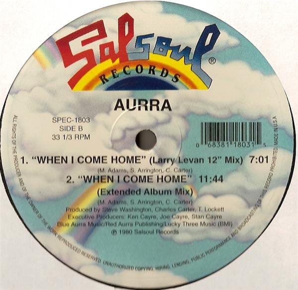 Aurra - In The Mood (To Groove) / When I Come Home (12") Salsoul Records, Unidisc