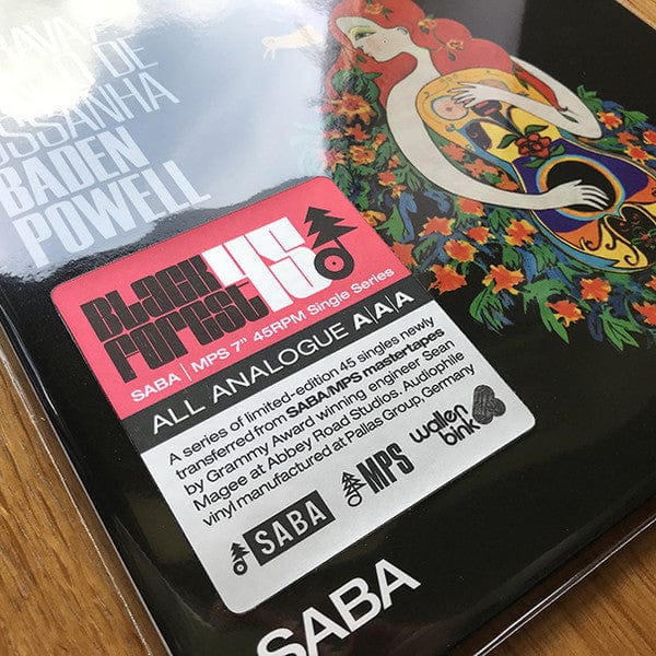 Baden Powell - Sarava / Canto De Ossanha (7") SABA,WallenBink Vinyl