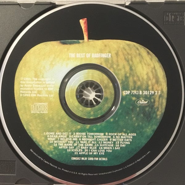 Badfinger – The Best Of Badfinger (CD, Apple Records, 1995) Image 4