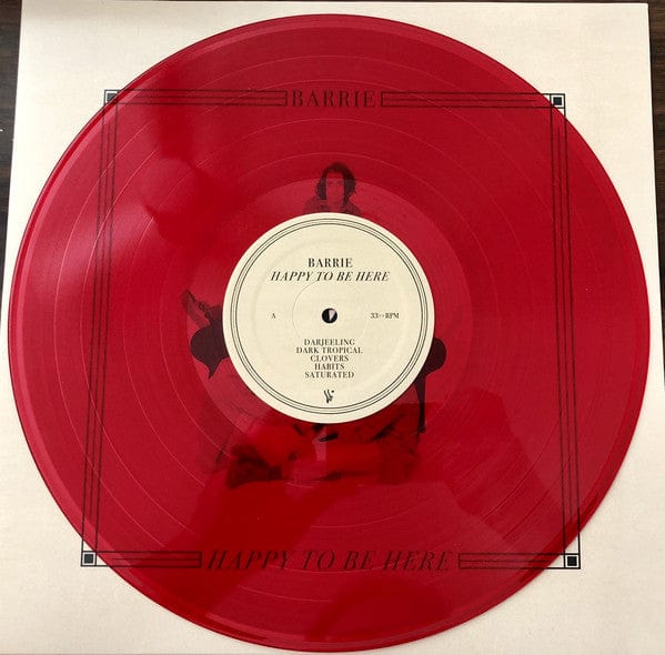 Barrie – Happy To Be Here (LP, Red, Winspear, 2019) Image 5