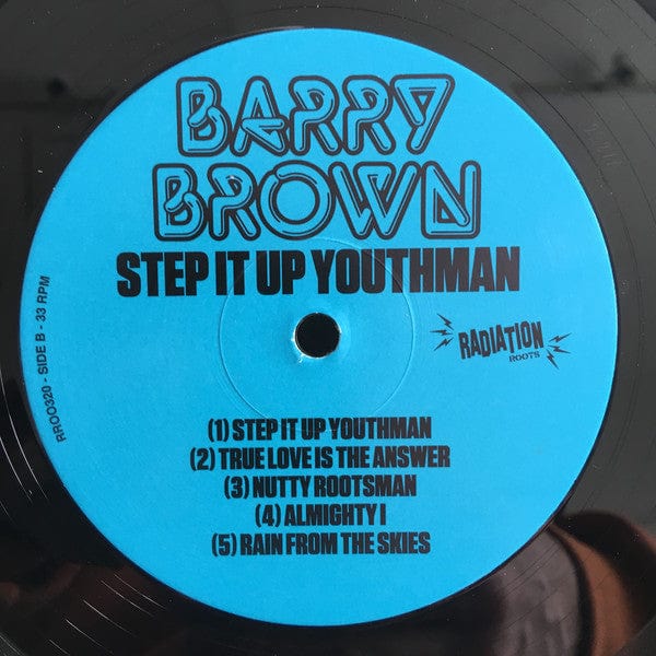 Barry Brown - Step It Up Youthman (LP, Album, RE) on Radiation Roots at Further Records