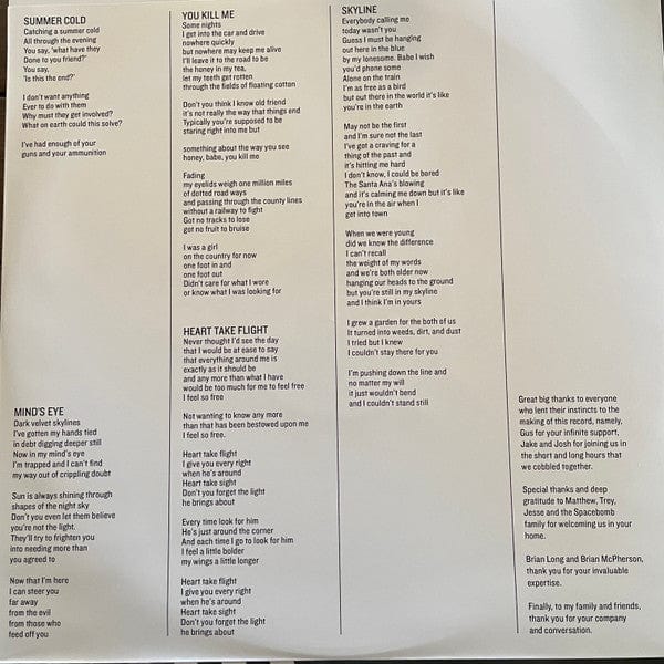 Bedouine – Bedouine (LP, Opaque Cream, Spacebomb Records, 2021) Image 5