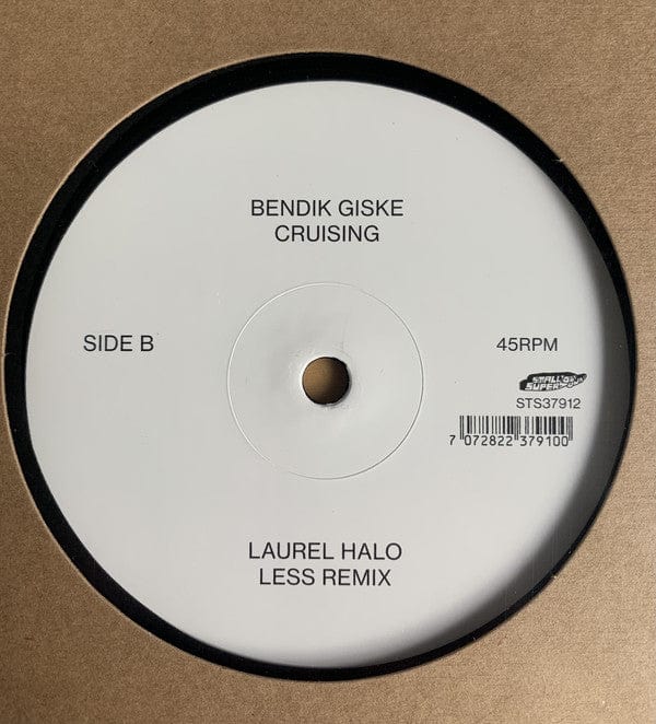 Bendik Giske – Cruising (12", Smalltown Supersound, 2021) Back Cover