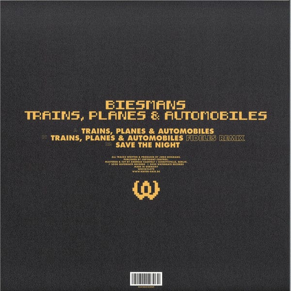 Biesmans* - Trains, Planes & Automobiles (12") on Watergate Records at Further Records
