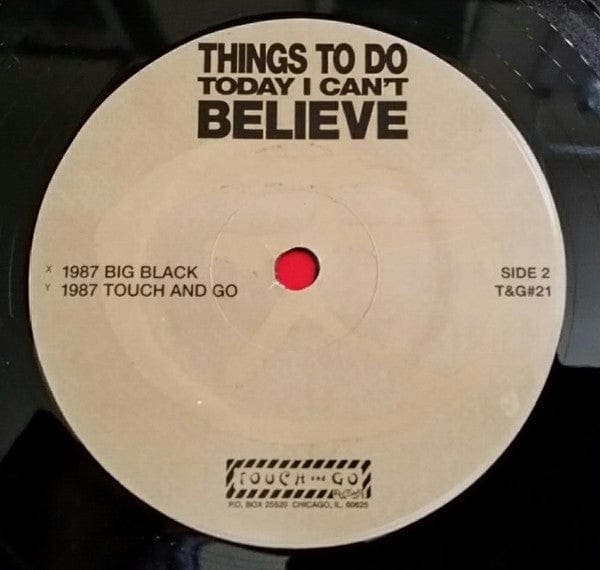 Big Black – Heartbeat (7", Tan Labels, Touch And Go, 2010) Image 4