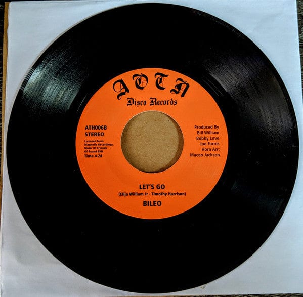 Bileo – You Can Win (7", Athens Of The North, 2014) Back Cover