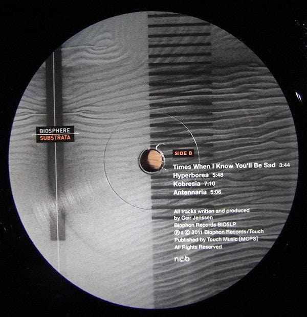 Biosphere – Substrata (2xLP, Biophon Records, 2011) Image 5