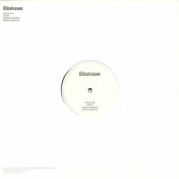 Bitstream – Union EP (12", Vinyl Underground, 2019) Back Cover