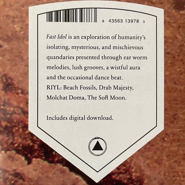 Black Marble – Fast Idol (LP, Sacred Bones Records, 2021) Image 5