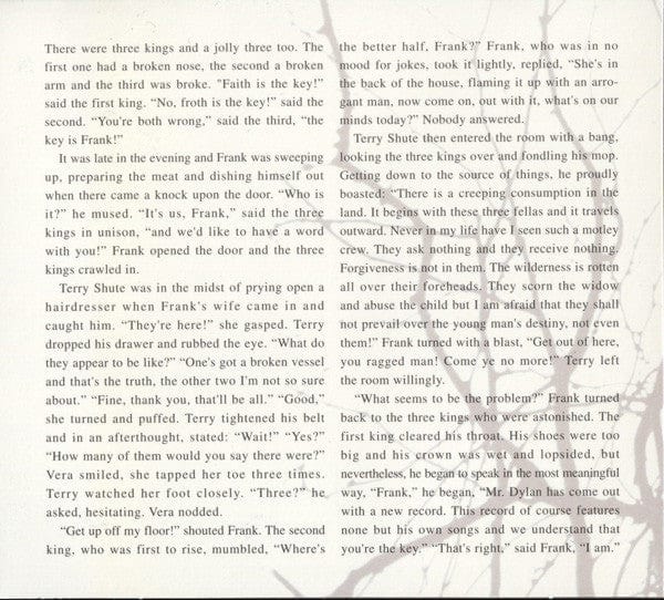 Bob Dylan – John Wesley Harding (Hybrid, Columbia, 2003) Image 5