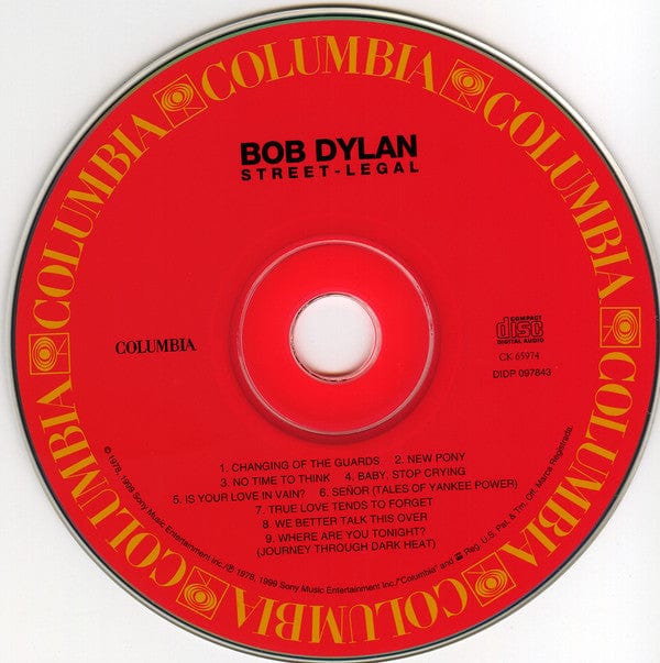 Bob Dylan – Street Legal (CD, Columbia, 1999) Image 5