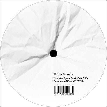 Bocca Grande – Intensive Spot EP (12", Four Roses Recordings, 2009) Back Cover