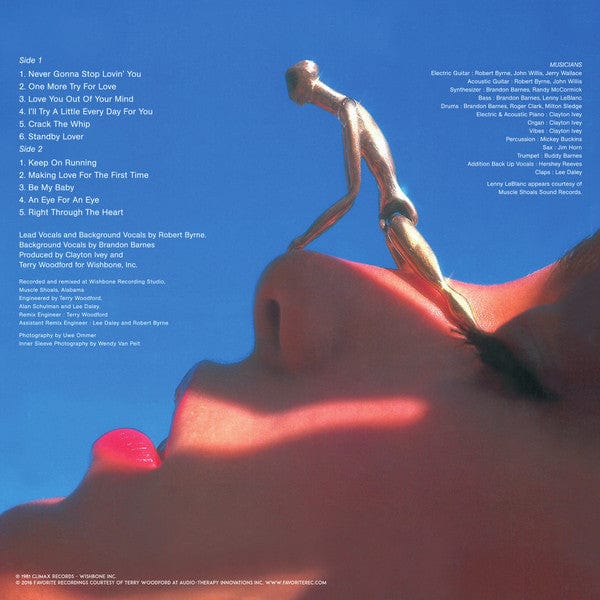 Byrne & Barnes – An Eye For An Eye (LP, Favorite Recordings, 2016) Back Cover