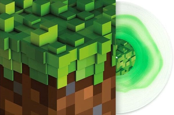 C418 – Minecraft Volume Alpha (LP, Transparent w/ Green Blob, Ghostly International, 2022) Image 4