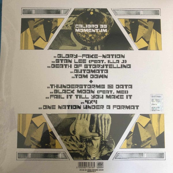 Calibro 35 – Momentum (LP, Record Kicks, 2020) Back Cover