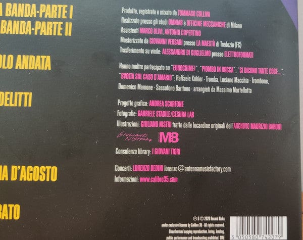 Calibro 35 – Ritornano Quelli Di... Calibro 35 (2xLP, Record Kicks, 2020) Image 3