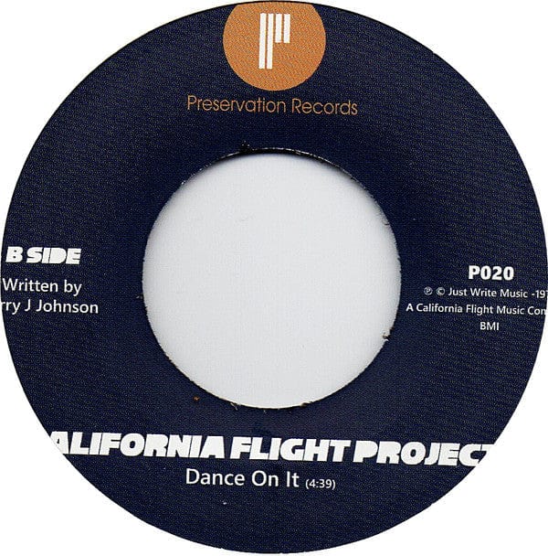 California Flight Project – Do You Feel My Love / Dance On It (7", Preservation Records, 2018) Image 4