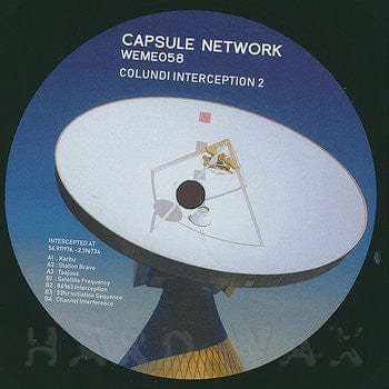 Capsule Network – Colundi Interception 2 (12", WéMè Records, 2020) Front Cover