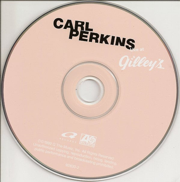 Carl Perkins – Live At Gilley's (CD, Q Records, 1999) Image 3