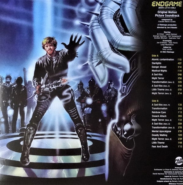Carlo Maria Cordio – Endgame - Bronx Lotta Finale (1983) - Original Motion Picture Soundtrack (LP, Gatefold, Pulse Video, 2021) Image 5