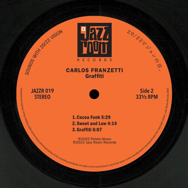 Carlos Franzetti – Grafitti (LP, Jazz Room Records, 2022) Image 4