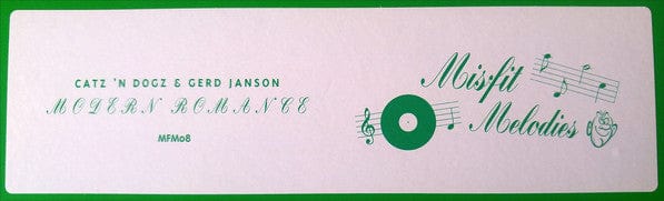 Catz 'N Dogz Gerd Janson – Modern Romance (12", Misfit Melodies, 2021) Image 3