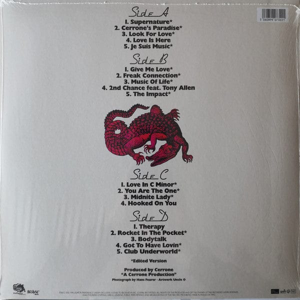 Cerrone – The Best Of Cerrone (2xLP, Because Music, 2021) Back Cover