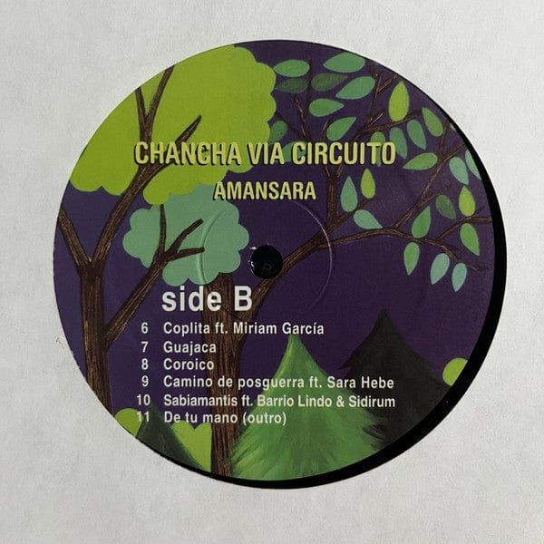 Chancha Vía Circuito – Amansara (LP, Wonderwheel Recordings, 2014) Image 4