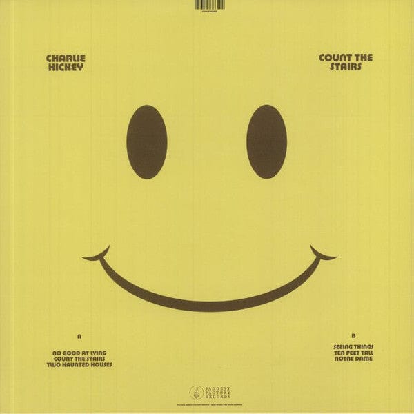 Charlie Hickey – Count The Stairs (LP, Metallic Silver, Saddest Factory, 2021) Back Cover