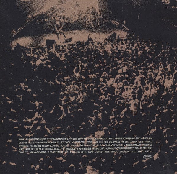 Chevelle – Live From The Road (CD, Epic, 2003) Image 5