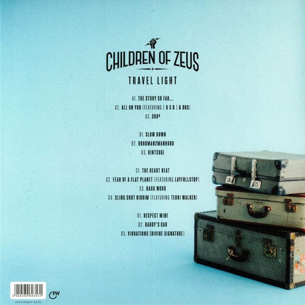 Children Of Zeus - Travel Light (2xLP) First Word Records Vinyl 5050580693531