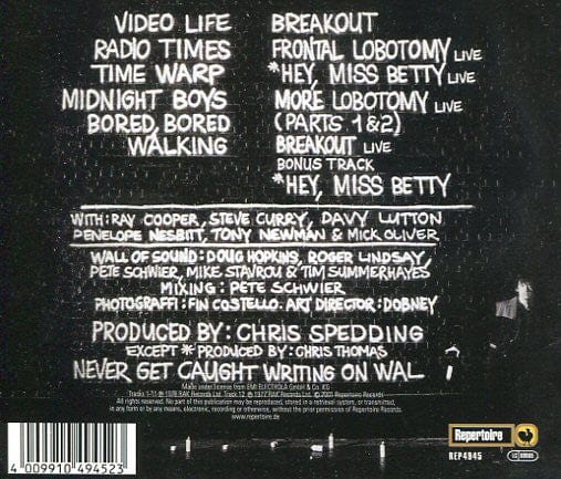 Chris Spedding - Guitar Graffiti (CD) Repertoire Records CD 4009910494523