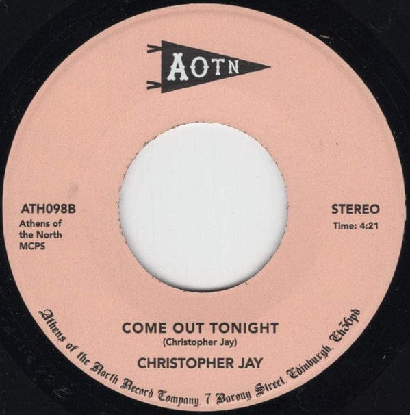 Christopher Jay – Be My Lady (7", Athens Of The North, 2021) Back Cover