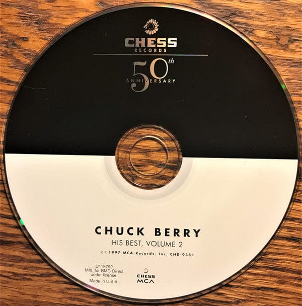 Chuck Berry - His Best, Volume 2 (CD) MCA Records,Chess CD 076732938126