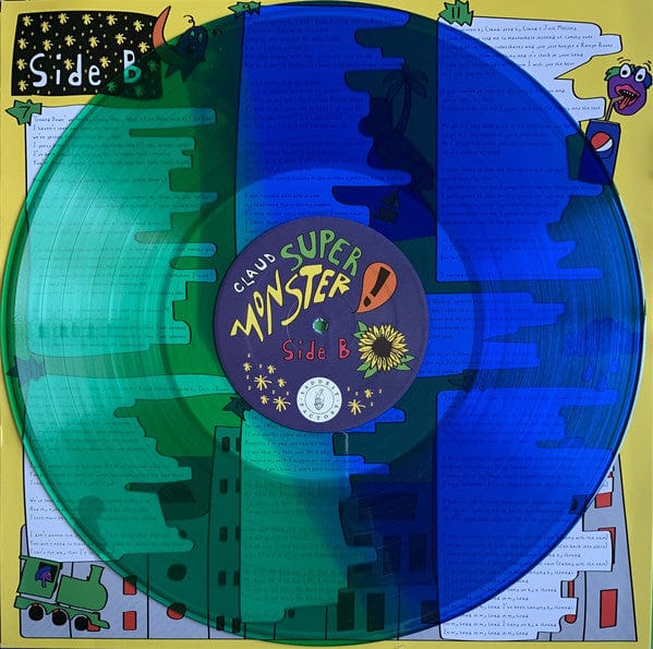 Claud – Super Monster (LP, Blue Transparent & Green Transparent Split, Saddest Factory, 2021) Image 5