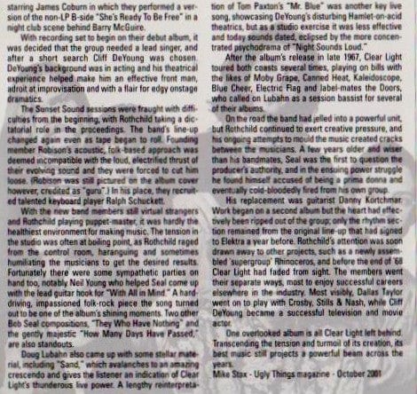 Clear Light – Clear Light (CD, Collectors' Choice Music, 2002) Image 5