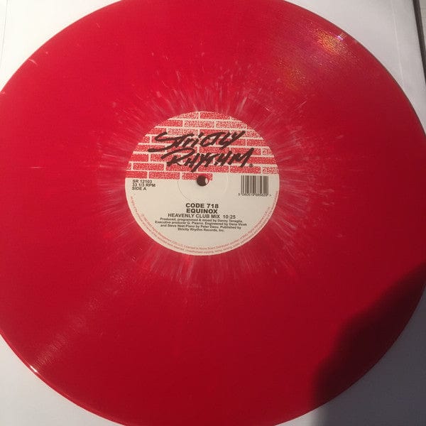 Code 718 - Equinox (12", RE, RP, Red) Strictly Rhythm